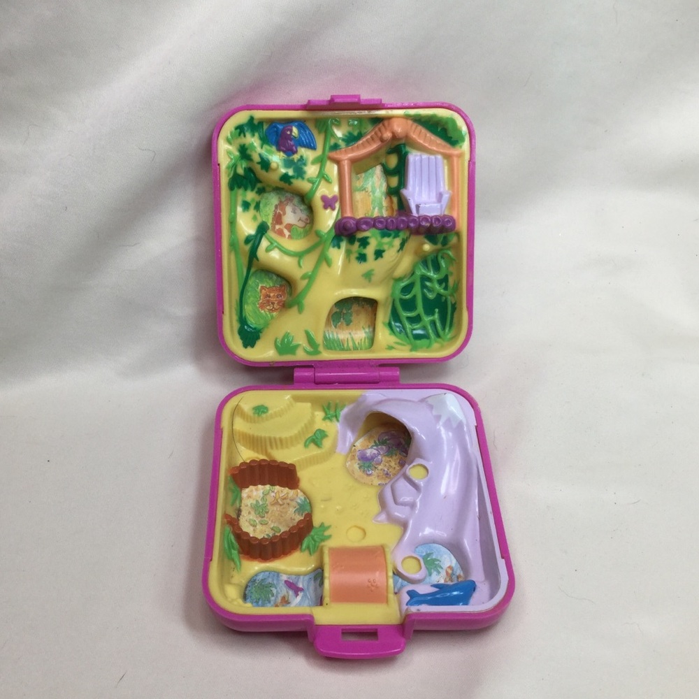 Vintage Polly Pocket Polly’s Wild Zoo Compact Only